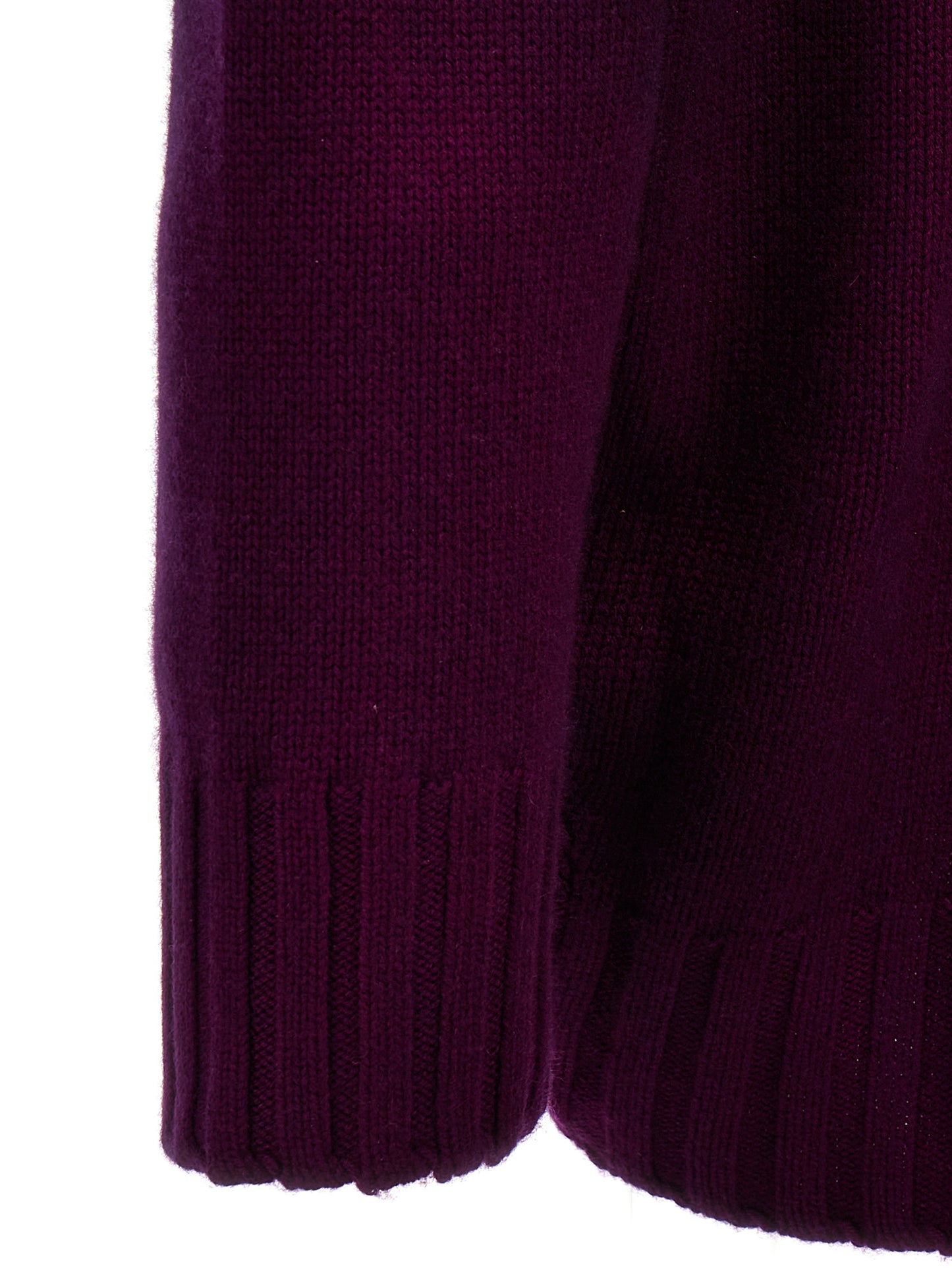 The Attico Purple Wool Short Dress