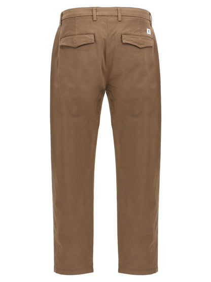 Department 5 Brown Cotton Casual Pants