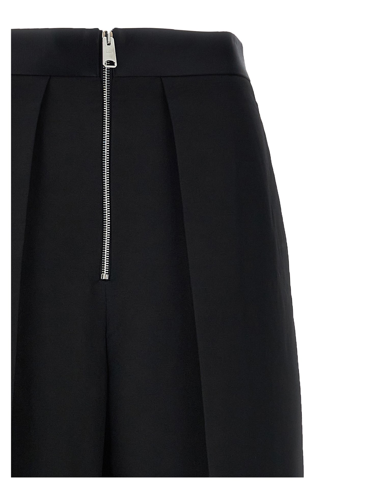 Khaite Black Viscose Casual Pants