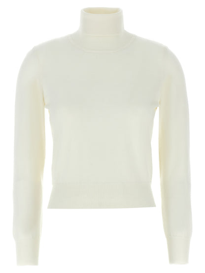 ANTONINO VALENTI White Merino Wool Cardigan