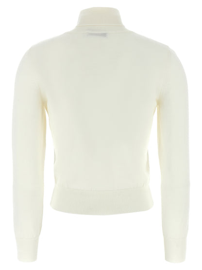 ANTONINO VALENTI White Merino Wool Cardigan