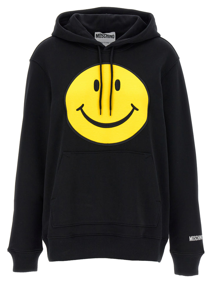 Moschino Black Cotton Hoodie