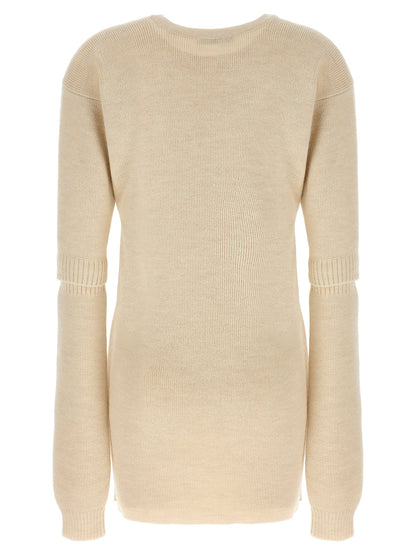 Lemaire White Acetate Short Dress