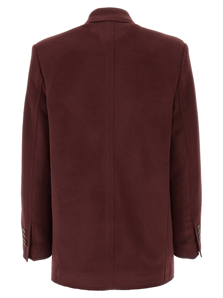 Etro Bordeaux Wool Blazer