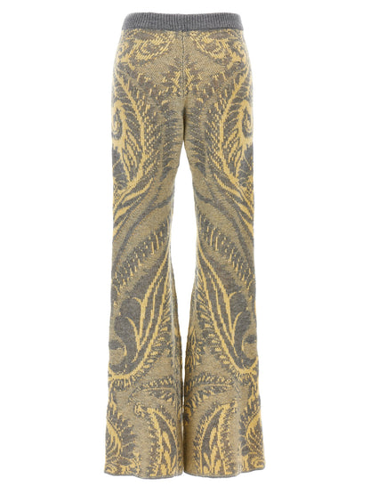 Etro Multicolor Wool Flared Pants