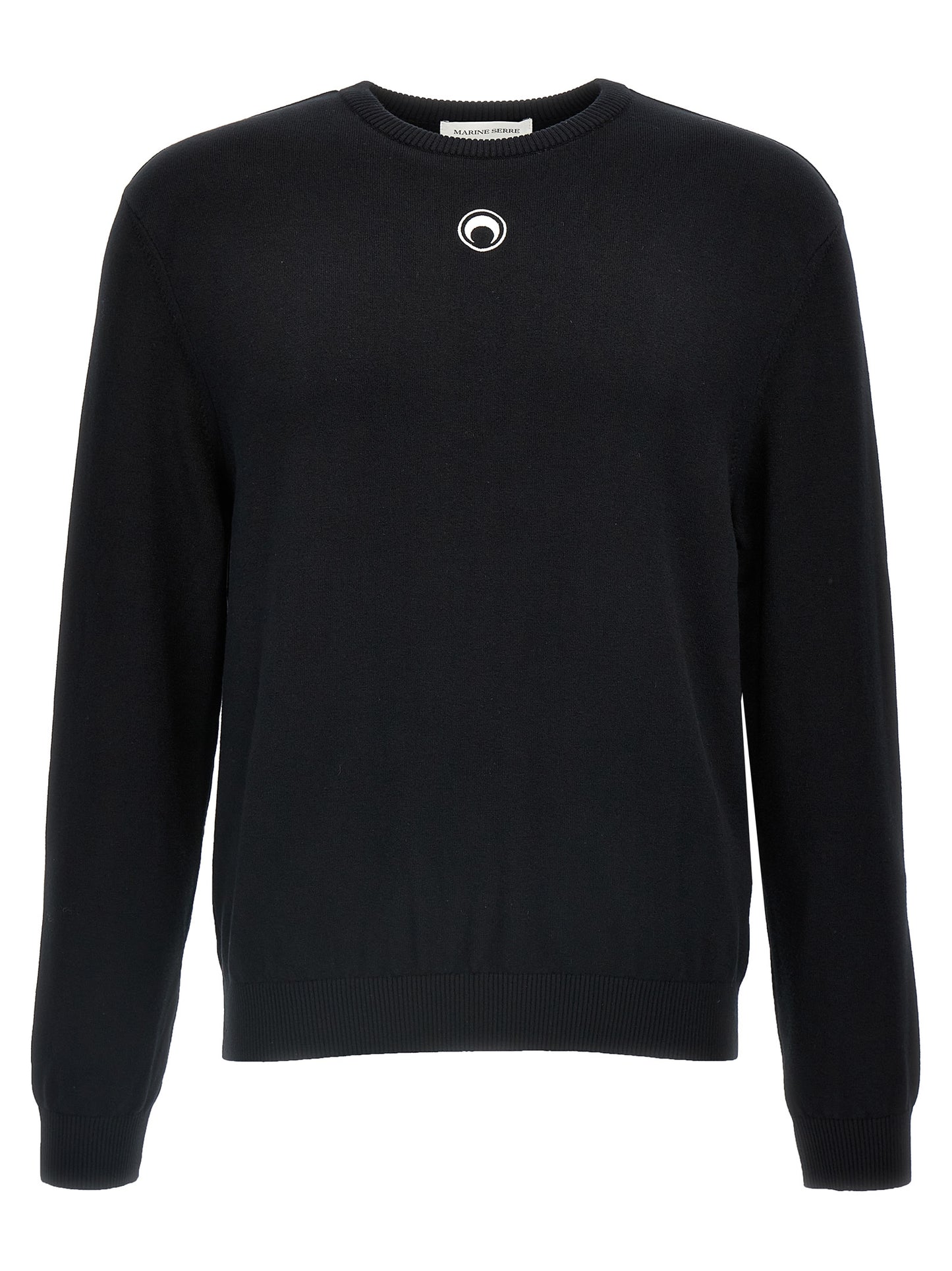 Marine Serre Black Viscose Cardigan
