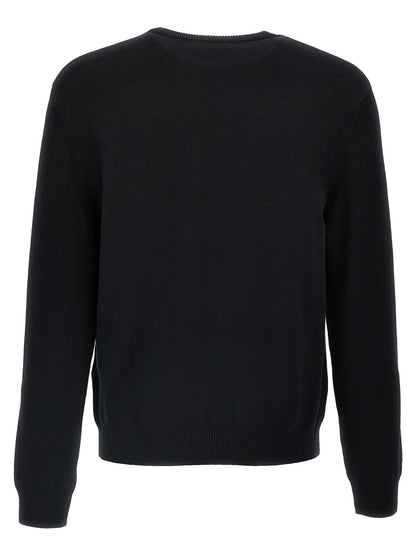 Marine Serre Black Viscose Cardigan