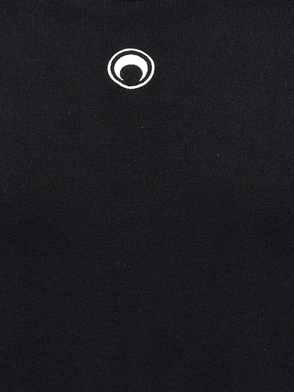 Marine Serre Black Viscose Cardigan