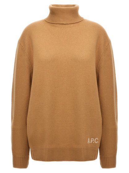 A.P.C. Beige Virgin Wool Cardigan