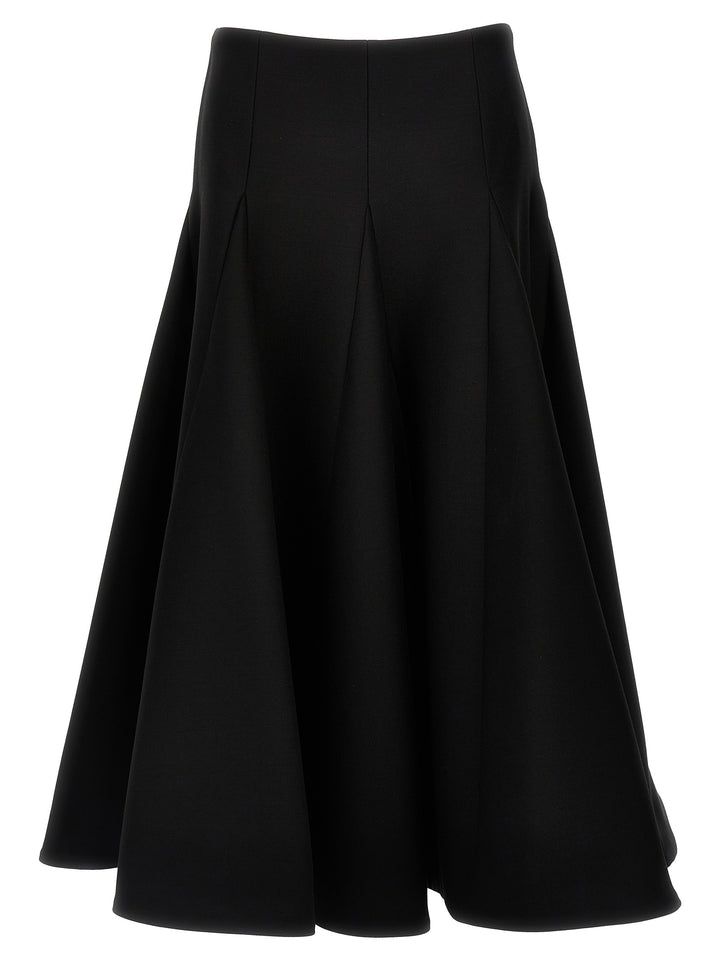 Valentino Garavani Black Virgin Wool Mini Skirt