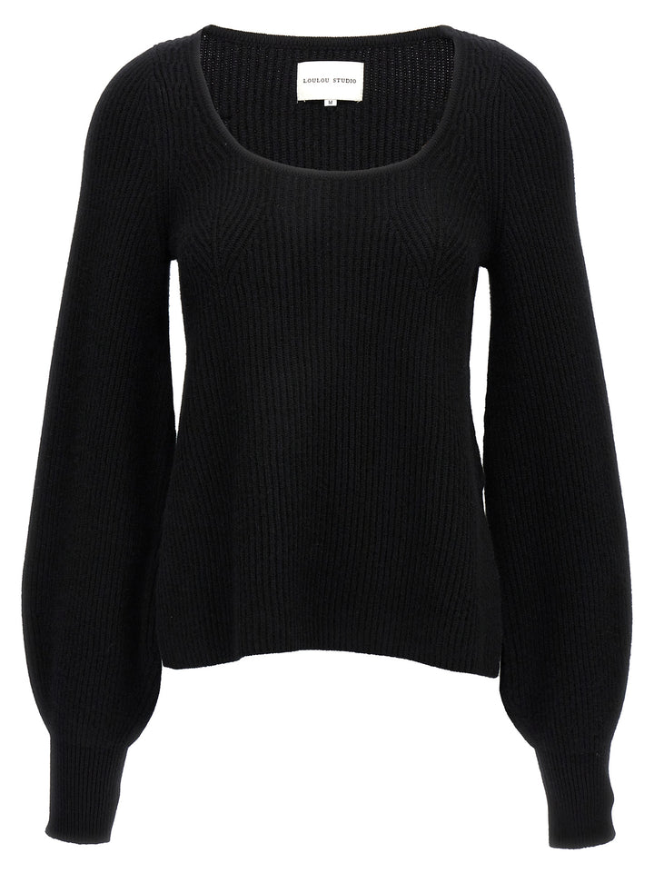 Loulou De Saison Black Cashmere Cardigan