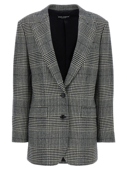Dolce & Gabbana Bicolor Wool Blazer