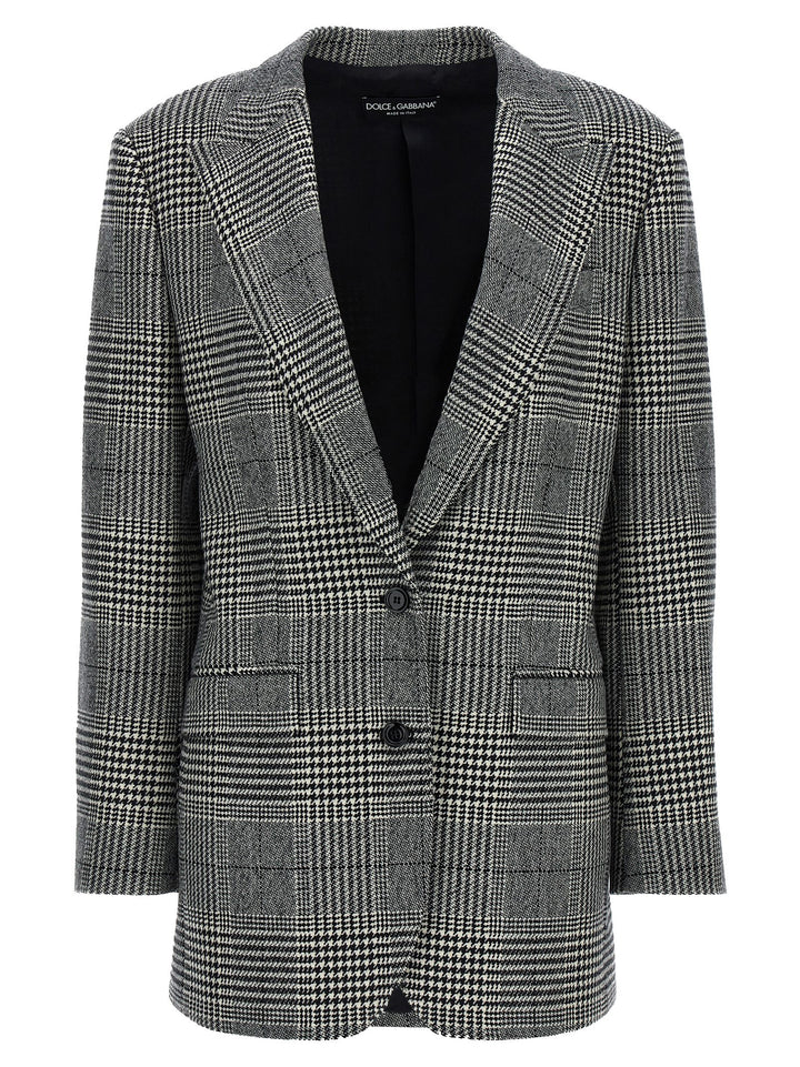 Dolce & Gabbana Bicolor Wool Blazer