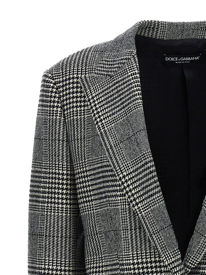 Dolce & Gabbana Bicolor Wool Blazer