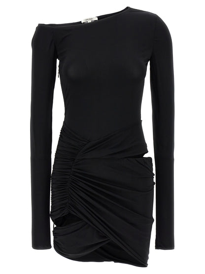 Nensi Dojaka Black Viscose Mini Skirt