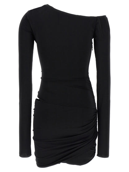 Nensi Dojaka Black Viscose Mini Skirt