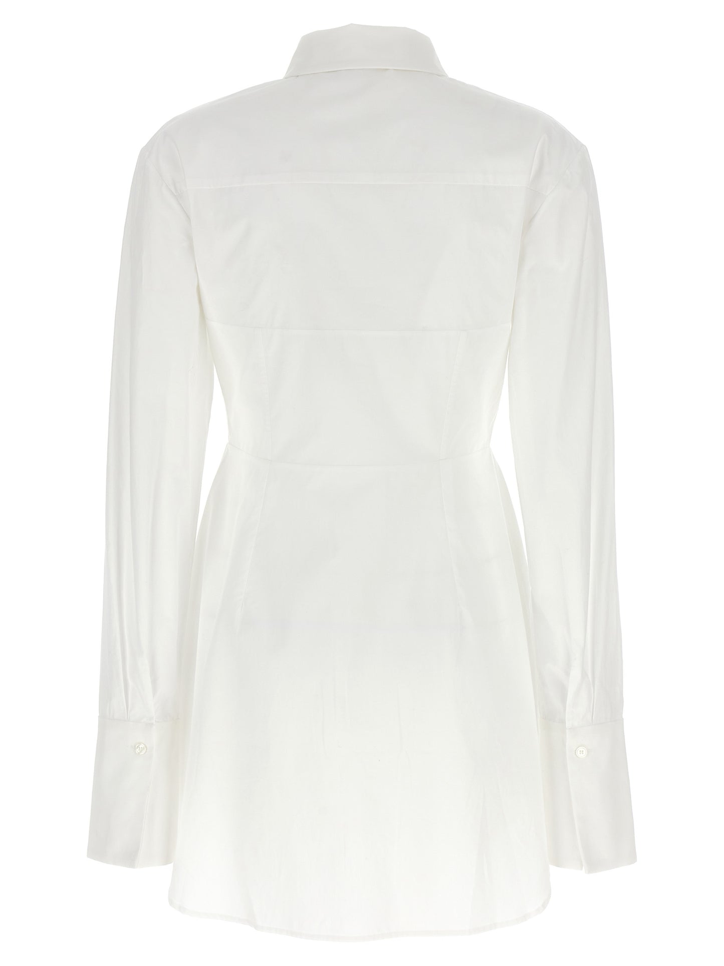 Nensi Dojaka White Cotton Blouse