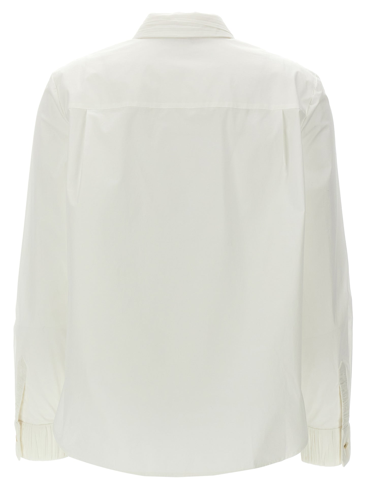 Tory Burch White Cotton Blouse