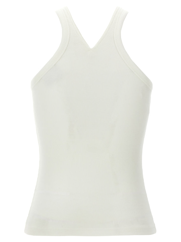 Courrèges White Cotton Tank Tops