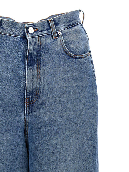 SÉFR Blue Cotton Jeans Denim