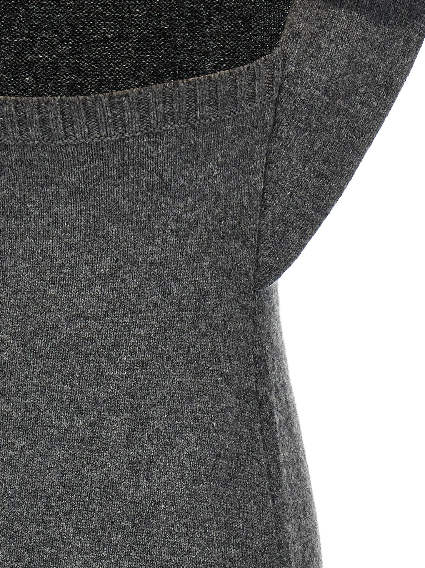 Courrèges Gray Wool Midi Dress