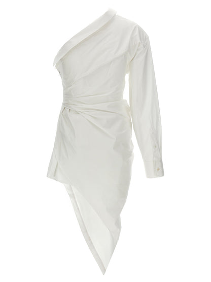 Alexander Wang White Cotton Short Dress