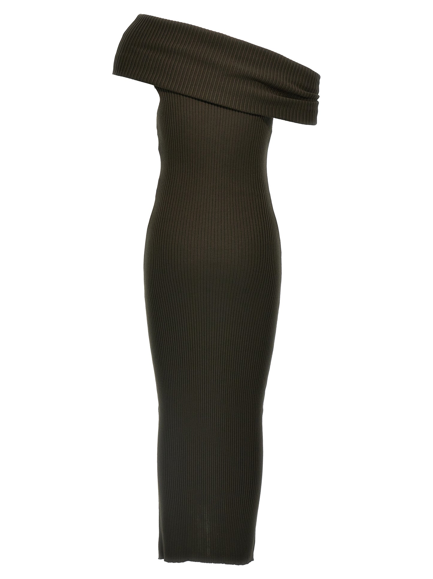Courrèges Brown Viscose Long Dress