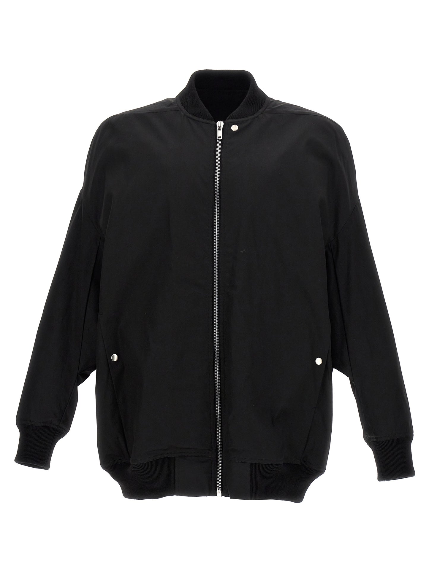 Rick Owens Black Nylon Bomber