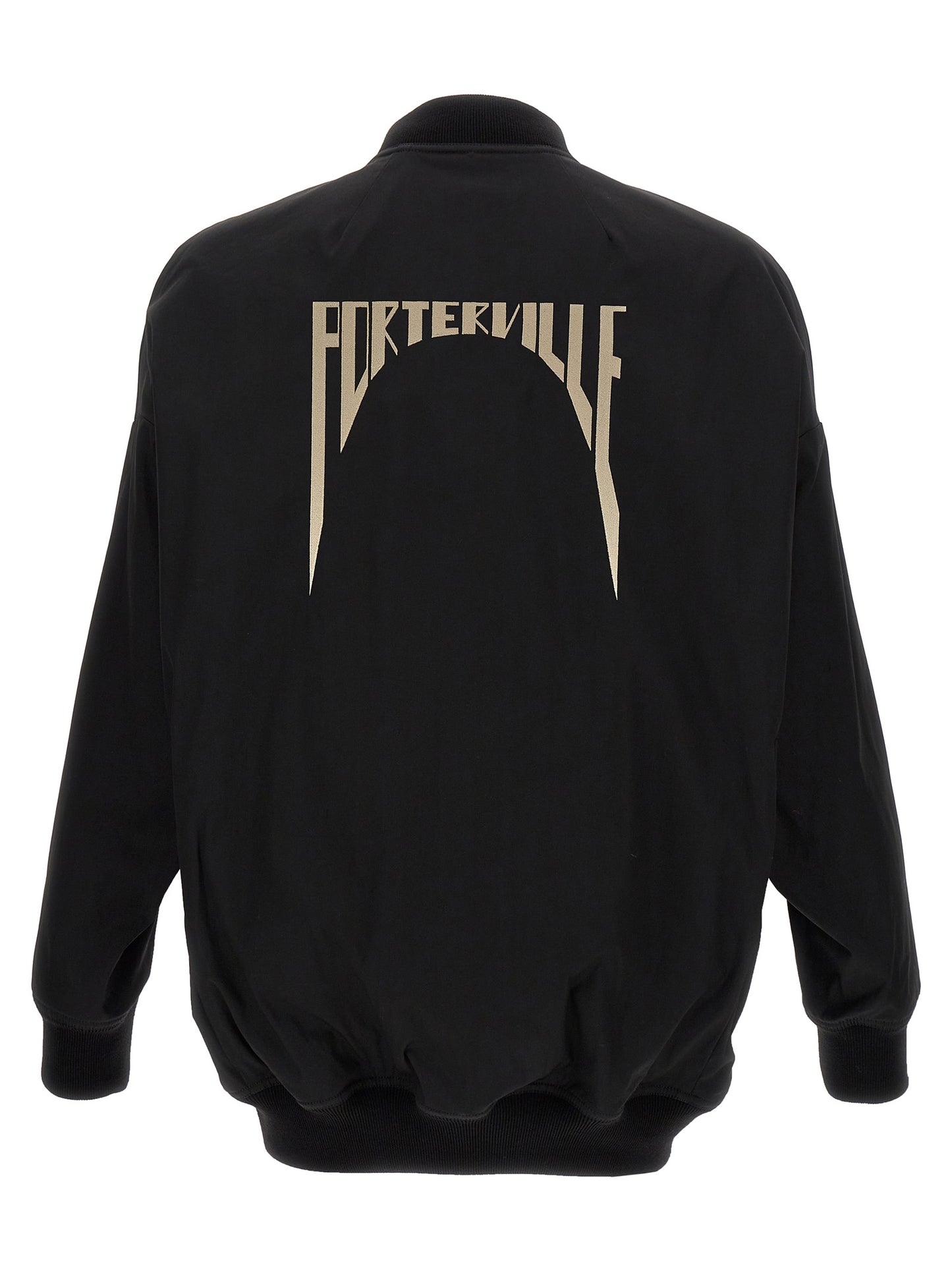 Rick Owens Black Nylon Bomber