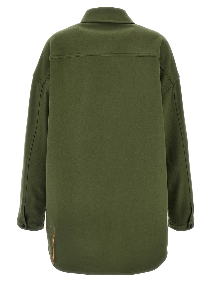 Fortela Bicolor Virgin Wool Blouse