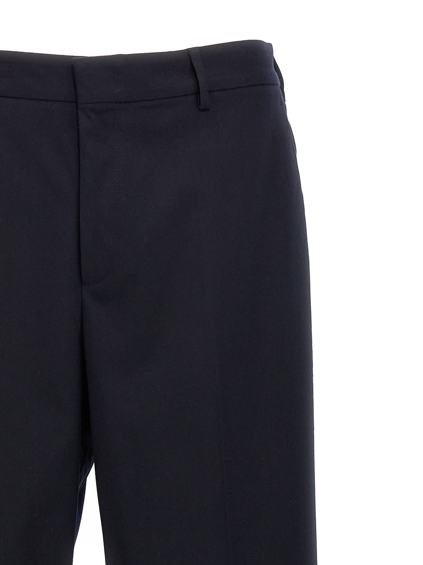 CELLAR DOOR Blue Polyethylene Casual Pants
