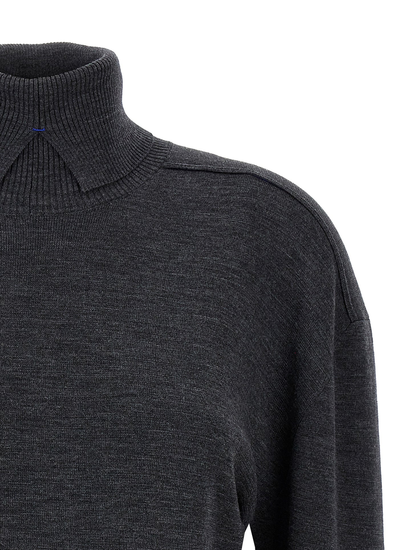 Burberry Gray Wool Cardigan