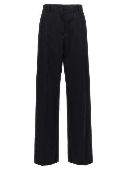 Valentino Garavani Black Virgin Wool Dress Pants