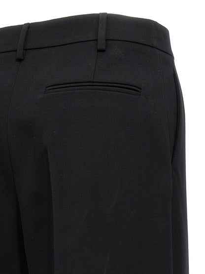 Valentino Garavani Black Virgin Wool Dress Pants
