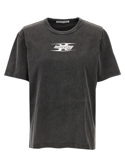 T BY ALEXANDER WANG Gray Cotton T-Shirt