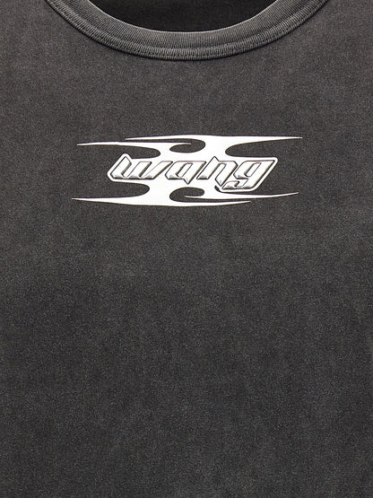 T BY ALEXANDER WANG Gray Cotton T-Shirt