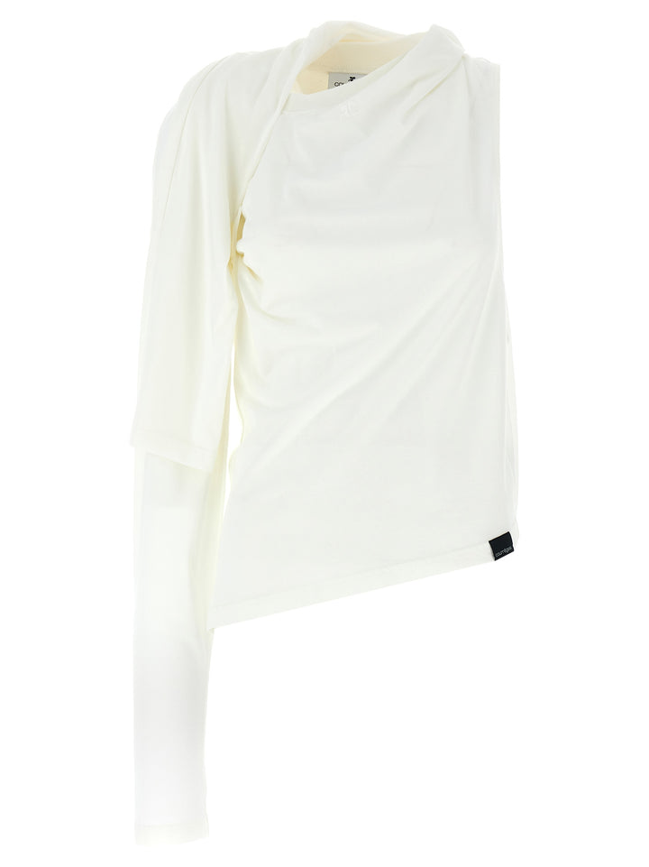 Courrèges White Cotton Long Sleeve T-Shirt