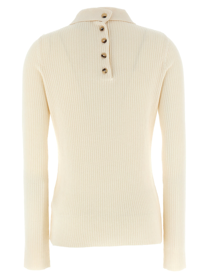Courrèges White Cotton Cardigan