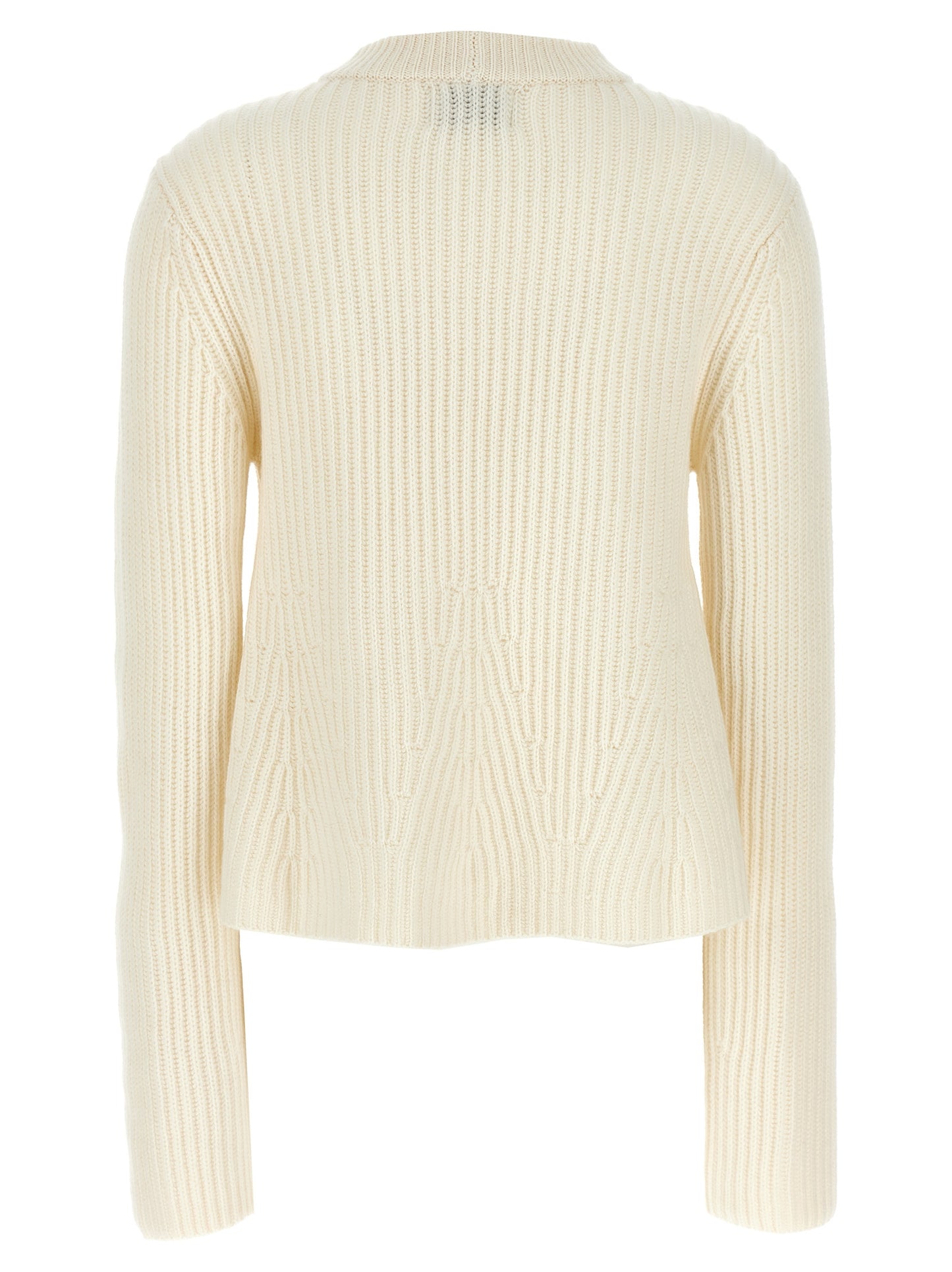 Loulou De Saison White Cashmere Cardigan