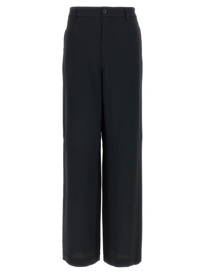 Moschino Black Acetate Casual Pants