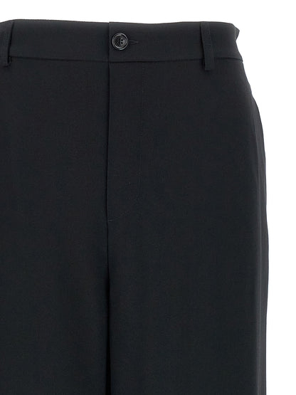 Moschino Black Acetate Casual Pants