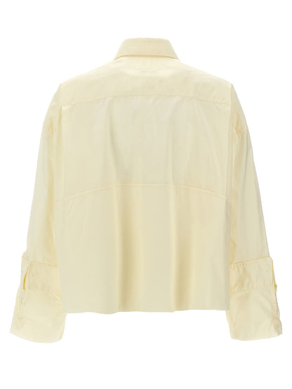 MM6 Maison Margiela White Cotton Blouse