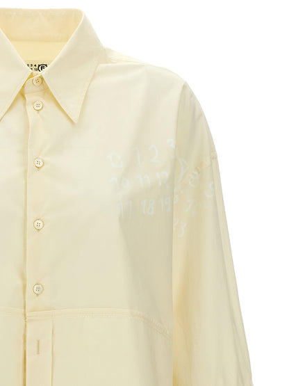 MM6 Maison Margiela White Cotton Blouse