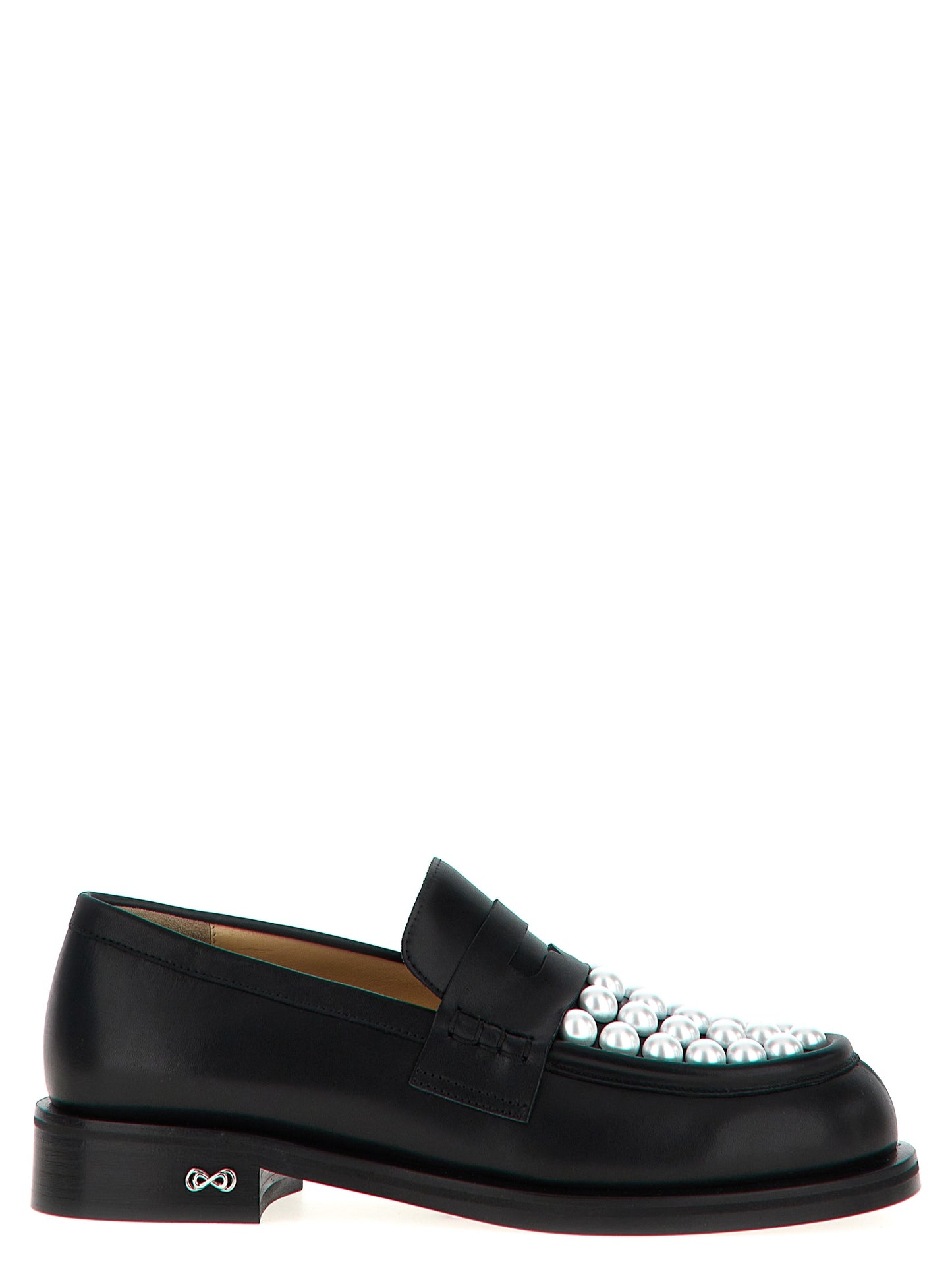 MACH & MACH Bicolor Calfskin Slip-On Loafers