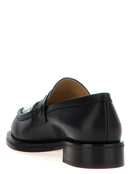 MACH & MACH Bicolor Calfskin Slip-On Loafers