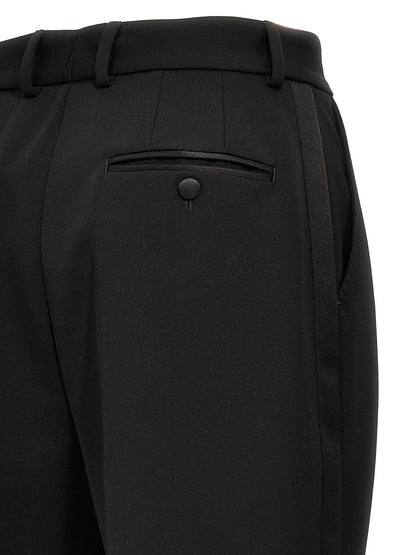 Dolce & Gabbana Black Virgin Wool Tuxedo
