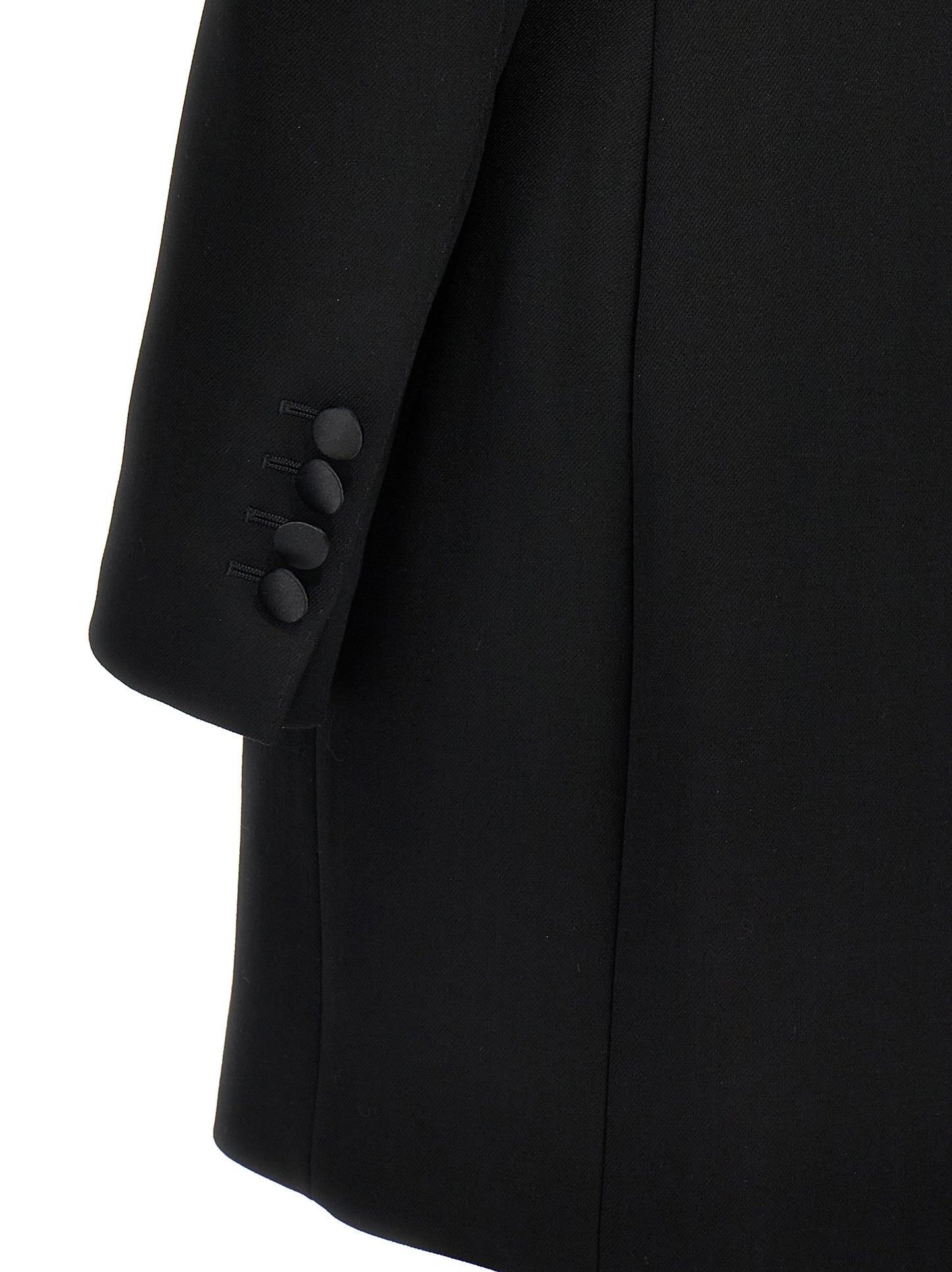Dolce & Gabbana Black Virgin Wool Blazer