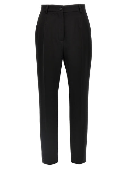 Dolce & Gabbana Black Virgin Wool Tuxedo