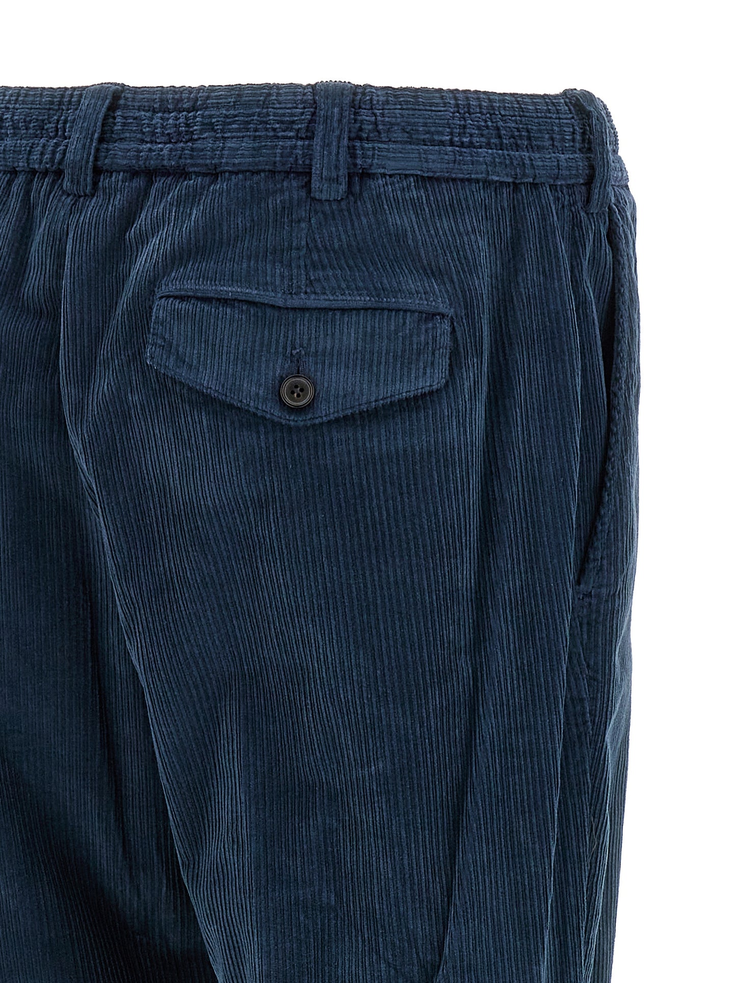 PT Torino Blue Cotton Casual Pants