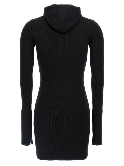 Fendi Black Wool Short Dress